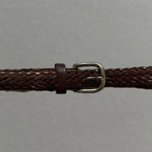 Vintage 90’s Buxton Braided Argentinian Leather Belt. Size 32.